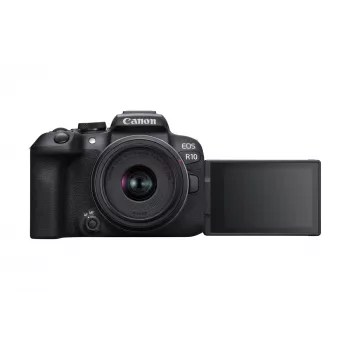 Canon EOS R10 + RF-S 18-45mm F4.5-6.3 IS STM MILC 24,2 MP CMOS 6000 x 4000 píxeles negro