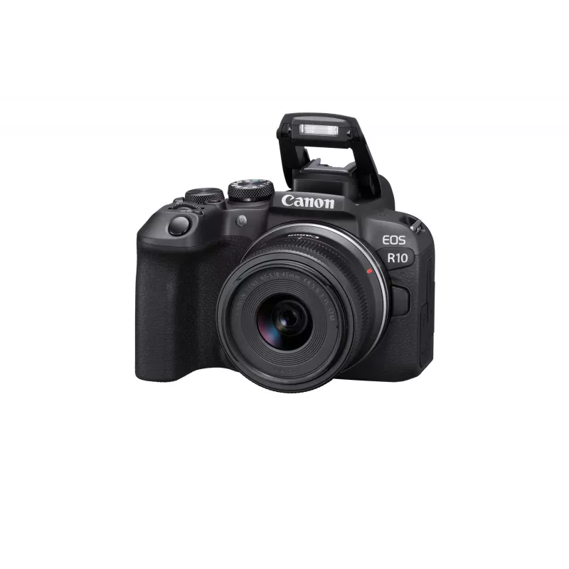 Canon EOS R10 + RF-S 18-45mm F4.5-6.3 IS STM MILC 24,2 MP CMOS 6000 x 4000 píxeles negro