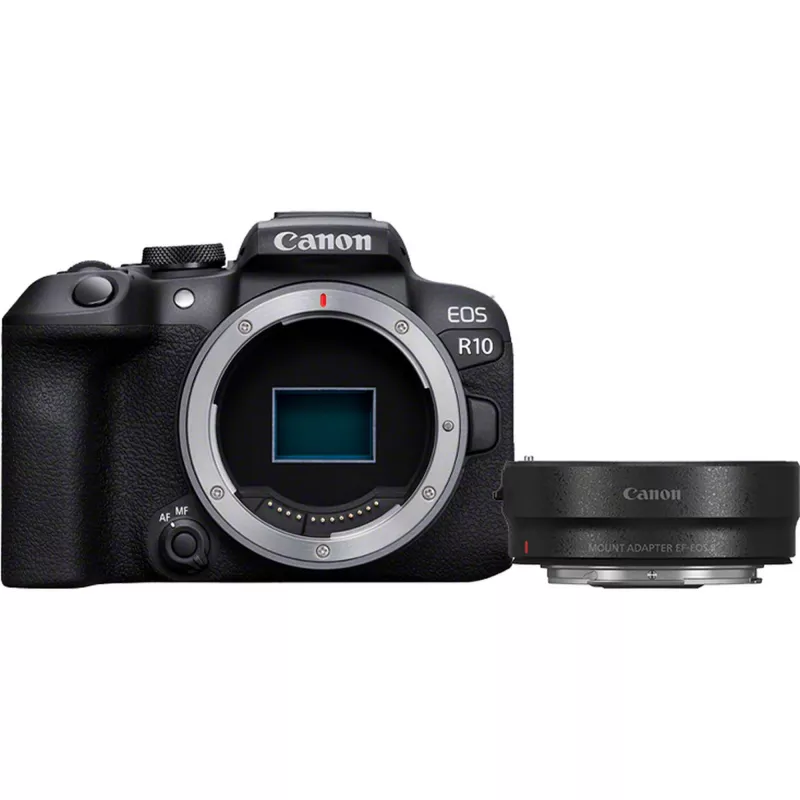 Canon EOS R10 + RF-S 18-45mm F4.5-6.3 IS STM MILC 24,2 MP CMOS 6000 x 4000 píxeles negro