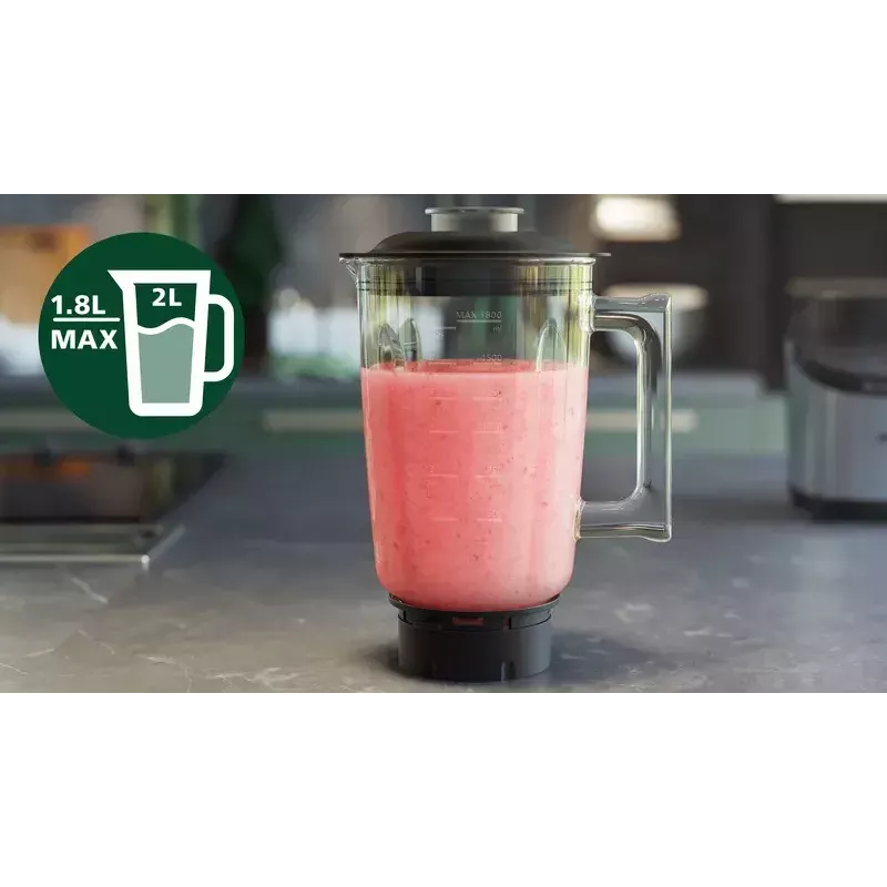 Batidora de vaso Philips Serie 7000 HR3760/00 negro metálico