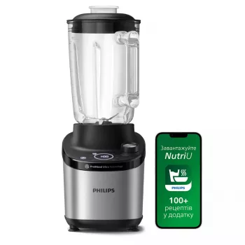 Batidora de vaso Philips Serie 7000 HR3760/00 negro metálico