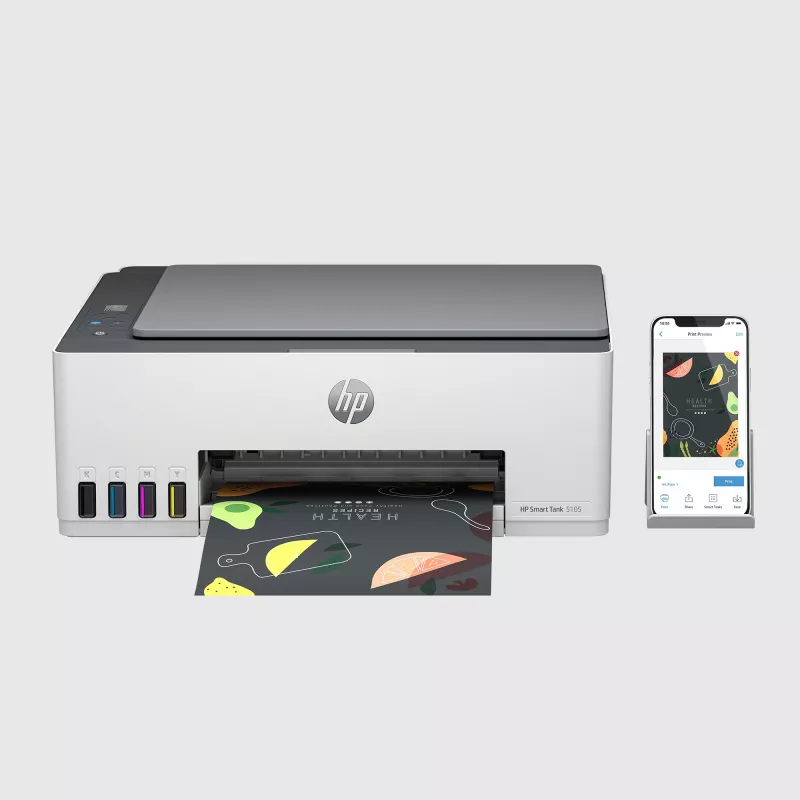 Impresora multifunción en color HP Smart Tank 5105 inalámbrica, copiadora, escáner