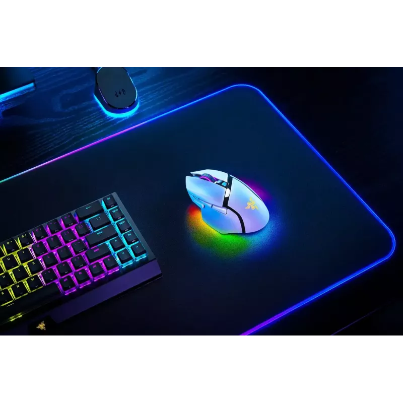 Razer Basilisk V3 Pro ratón inalámbrico para juegos, blanco