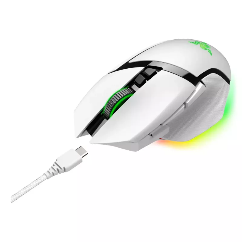 Razer Basilisk V3 Pro ratón inalámbrico para juegos, blanco