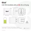 Cargador de viaje CLUB3D PPS 65W tecnología GAN, triple conexión (2x USB Type-C + USB Type-A) compatible con Power Delivery (PD) 3.0