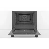 Horno eléctrico empotrable Bosch Serie 2 HBF010BV1S — 66 L, mandos giratorios, lámpara halógena, clase A, blanco