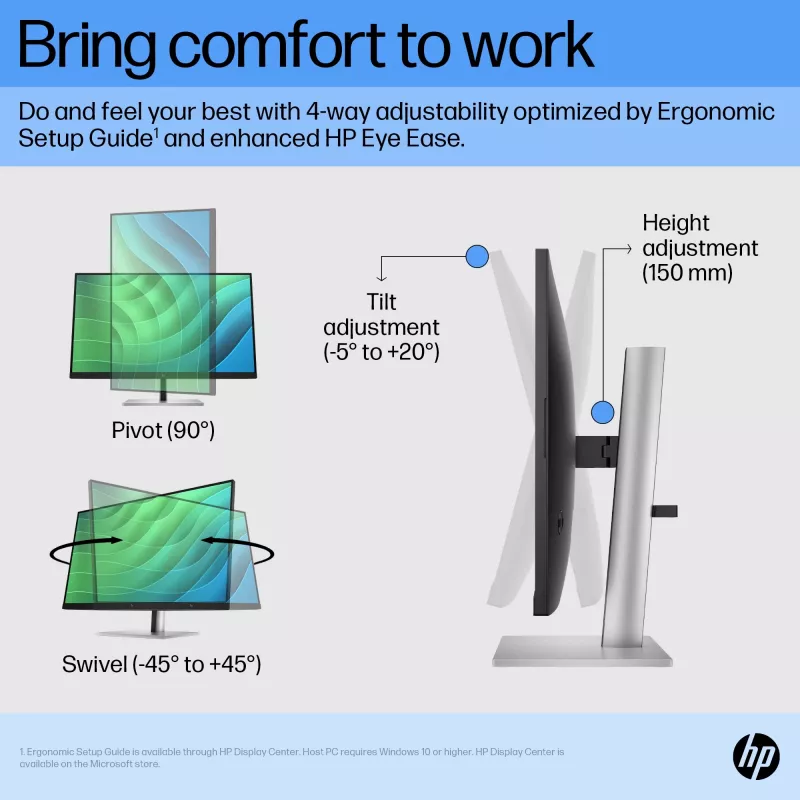 Monitor HP E27 G5 FHD, 68,6 cm (27