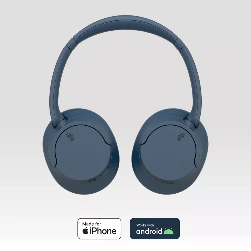 Auriculares inalámbricos con cancelación de ruido Sony WH-CH720N, azul