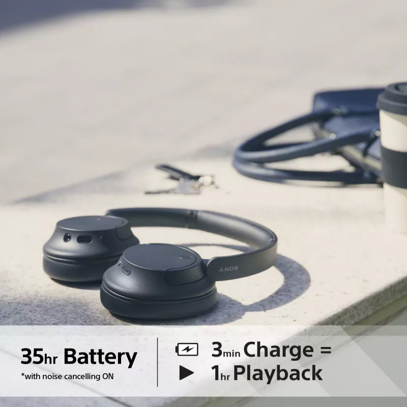 Sony WH-CH720N Auriculares inalámbricos con cancelación de ruido, negro (WHCH720NB.CE7)