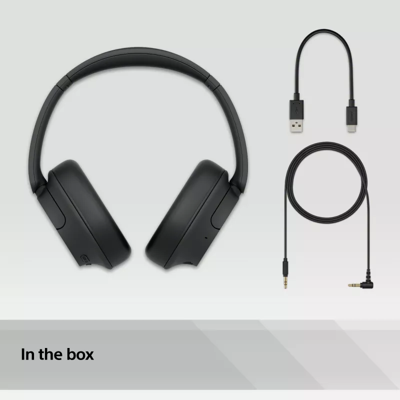 Sony WH-CH720N Auriculares inalámbricos con cancelación de ruido, negro (WHCH720NB.CE7)