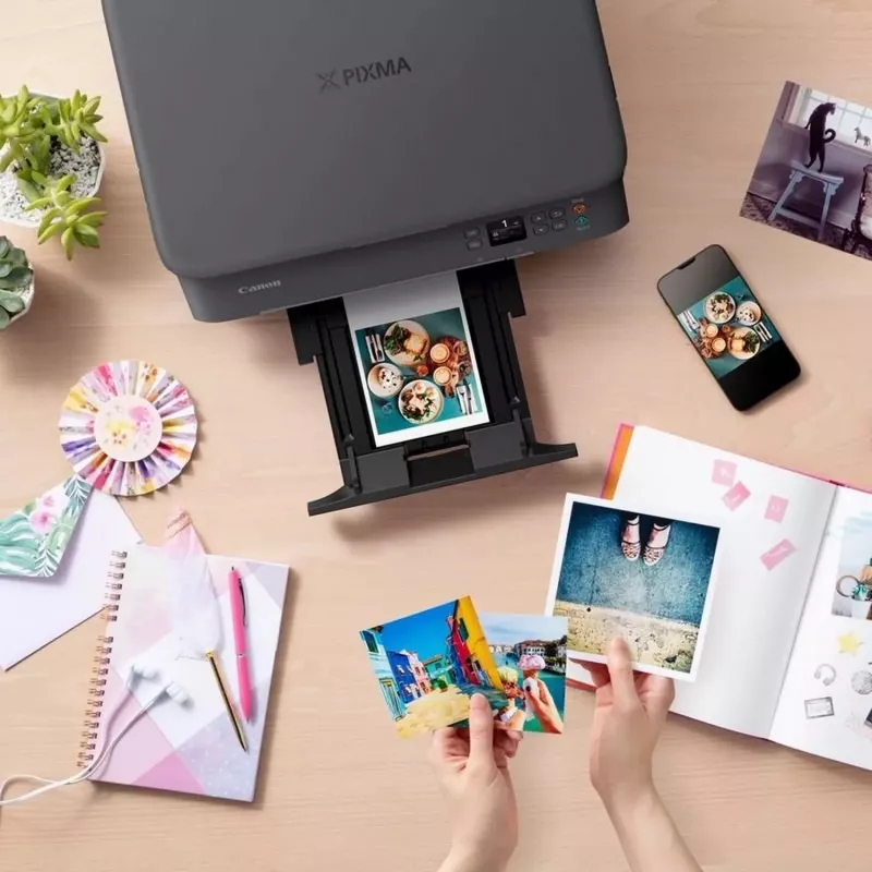 Canon PIXMA TS5350i impresora multifunción de inyección de tinta a color 3 en 1, A4, 4800 x 1200 DPI, Wi-Fi, dúplex, negra