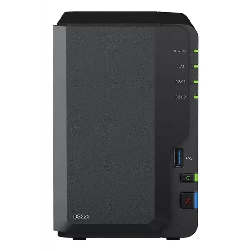 NAS Synology DiskStation DS223 sobremesa Realtek RTD1619B 2 GB DDR4