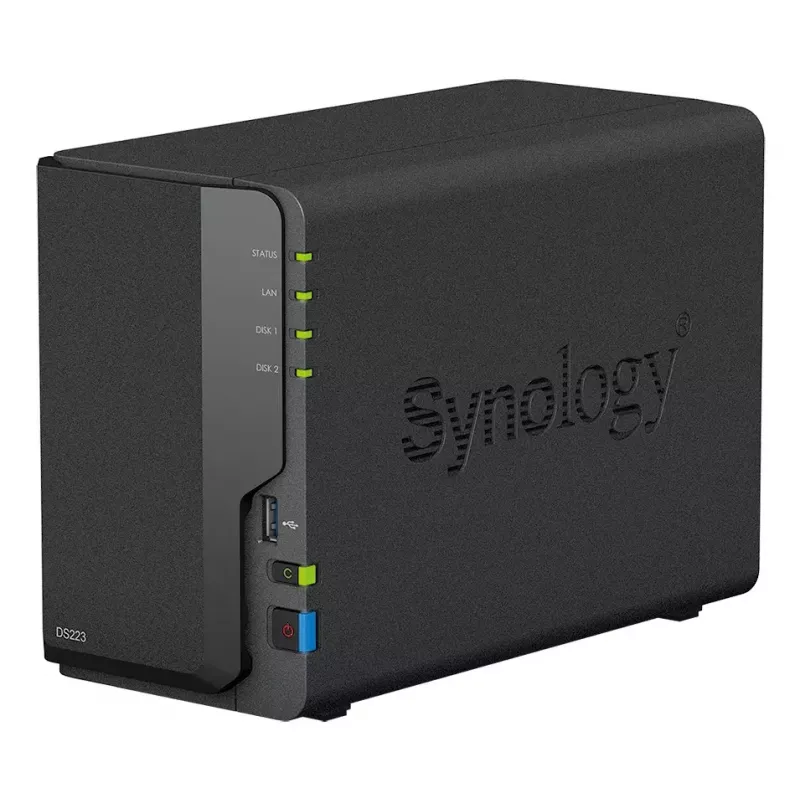 NAS Synology DiskStation DS223 sobremesa Realtek RTD1619B 2 GB DDR4