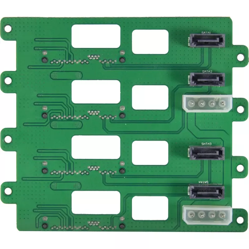 Inter-Tech IPC 3U-3508 chasis para servidor de almacenamiento, rack 48,3 cm 3U, ATX, SATA/SAS Hot-Swap, 2x bahías externas de 5,25 pulgadas, sin fuente de alimentación, negro