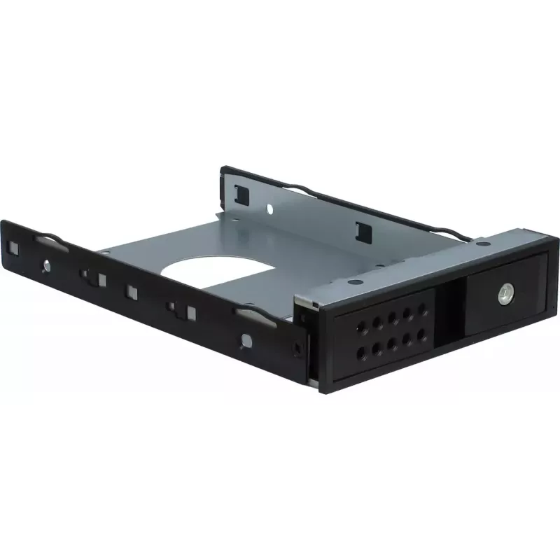 Inter-Tech IPC 3U-3508 chasis para servidor de almacenamiento, rack 48,3 cm 3U, ATX, SATA/SAS Hot-Swap, 2x bahías externas de 5,25 pulgadas, sin fuente de alimentación, negro