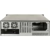 Inter-Tech IPC 3U-3508 chasis para servidor de almacenamiento, rack 48,3 cm 3U, ATX, SATA/SAS Hot-Swap, 2x bahías externas de 5,25 pulgadas, sin fuente de alimentación, negro