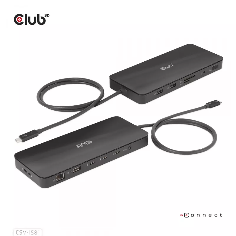 Base de acoplamiento CLUB3D Thunderbolt 4 Certified 11-en-1 140W