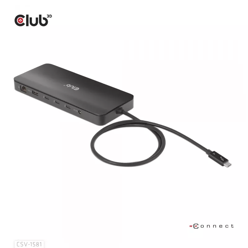 Base de acoplamiento CLUB3D Thunderbolt 4 Certified 11-en-1 140W