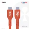 Cable de datos bidireccional CLUB3D USB2 Type-C certificado USB-IF 480Mb, PD 240W(48V/5A) EPR M/M 3m / 9.84 ft