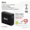 Cargador de viaje CLUB3D 140 W tecnología GaN, puerto único USB Type-C, compatible con Power Delivery (PD) 3.1