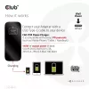 Cargador de viaje CLUB3D 140 W tecnología GaN, puerto único USB Type-C, compatible con Power Delivery (PD) 3.1
