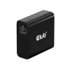 Cargador de viaje CLUB3D 140 W tecnología GaN, puerto único USB Type-C, compatible con Power Delivery (PD) 3.1