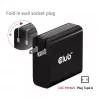 Cargador de viaje CLUB3D 140 W tecnología GaN, puerto único USB Type-C, compatible con Power Delivery (PD) 3.1