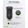 Cargador rápido de coche Goobay Dual-USB USB-C PD 45W negro