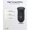 Cargador rápido de coche Goobay Dual-USB USB-C PD 45W negro