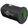 Cargador rápido de coche Goobay Dual-USB USB-C PD 45W negro