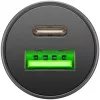 Cargador rápido de coche Goobay Dual-USB USB-C PD 45W negro