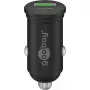 Cargador rápido de coche Goobay Dual-USB USB-C PD 45W negro