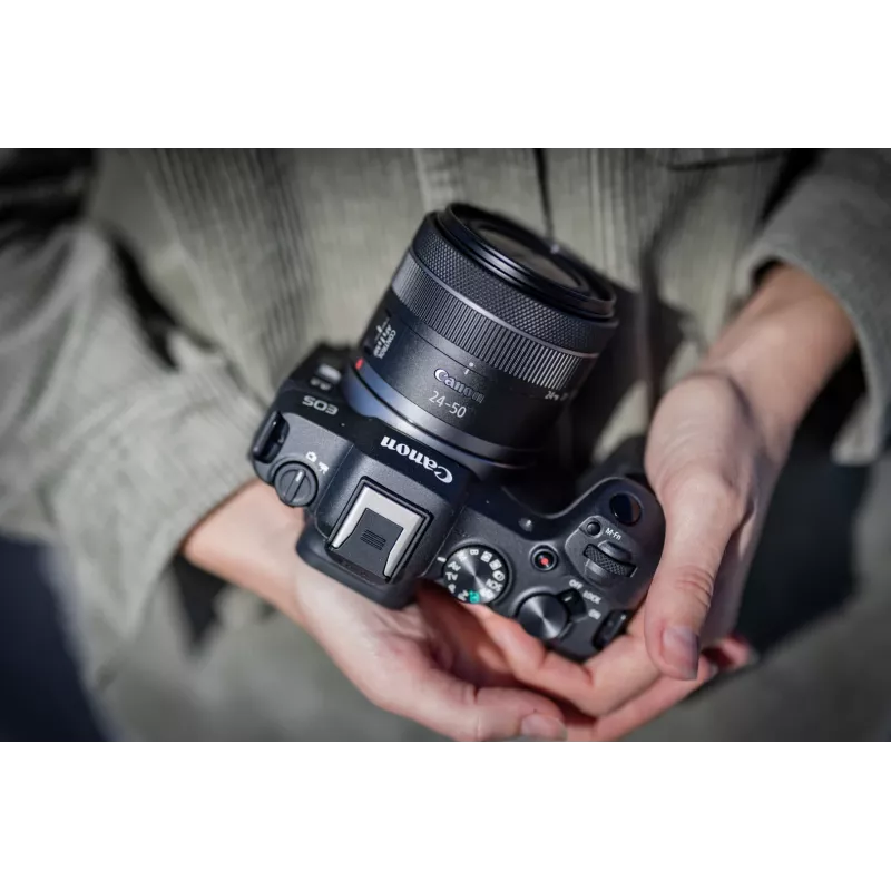 Canon EOS R8 + RF 24-50mm F4.5-6.3 IS STM Kit, 24,2 MP, 6000 x 4000 píxeles, CMOS, 4K Ultra HD, pantalla táctil, negro