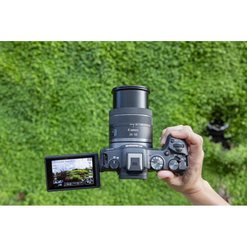 Canon EOS R8 + RF 24-50mm F4.5-6.3 IS STM Kit, 24,2 MP, 6000 x 4000 píxeles, CMOS, 4K Ultra HD, pantalla táctil, negro