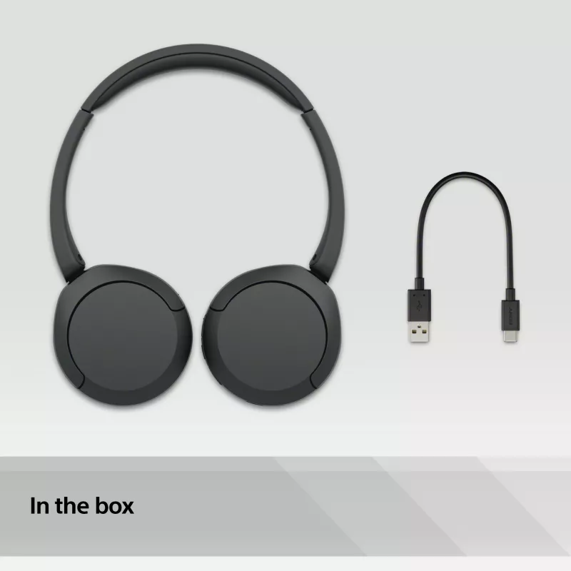 Auriculares Sony WH-CH520 inalámbricos de diadema llamadas/música USB Type-C Bluetooth negros