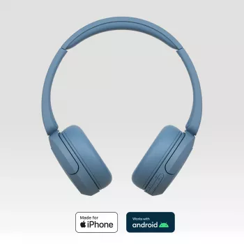 Auriculares Sony WH-CH520 inalámbricos de diadema llamadas/música USB Type-C azules