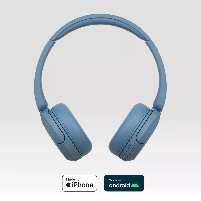 Auriculares Sony WH-CH520 inalámbricos de diadema llamadas/música USB Type-C azules