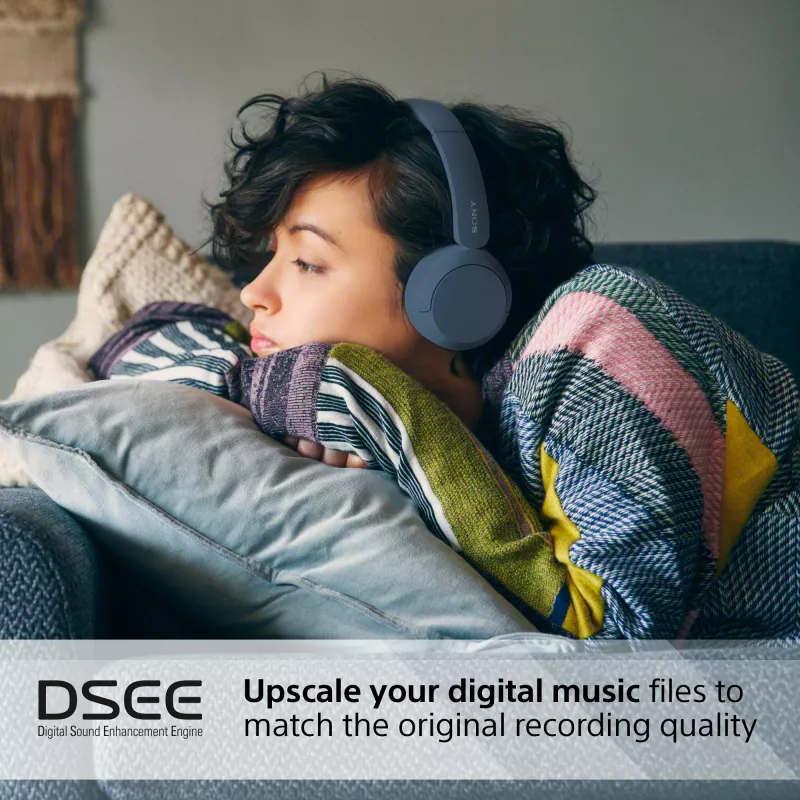 Auriculares Sony WH-CH520 inalámbricos de diadema llamadas/música USB Type-C azules