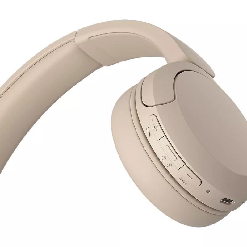 Sony WH-CH520 Auriculares Inalámbricos Diadema Llamadas/Música USB Type-C Bluetooth Base de Carga Crema
