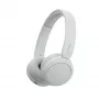 Sony WH-CH520 auriculares inalámbricos on-ear, Bluetooth 5.2, 50 h de reproducción, carga USB-C, blanco