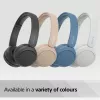 Sony WH-CH520 auriculares inalámbricos on-ear, Bluetooth 5.2, 50 h de reproducción, carga USB-C, blanco