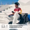 Sony WH-CH520 auriculares inalámbricos on-ear, Bluetooth 5.2, 50 h de reproducción, carga USB-C, blanco
