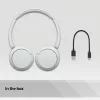 Sony WH-CH520 auriculares inalámbricos on-ear, Bluetooth 5.2, 50 h de reproducción, carga USB-C, blanco