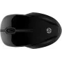 HP 250 Dual Ratón, ambidiestro, Bluetooth + USB Type-A, 1600 DPI, Negro