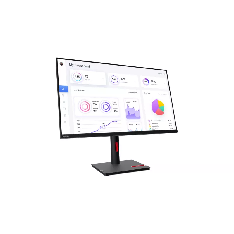 Lenovo ThinkVision T32p-30 Monitor de ordenador 80 cm (31,5 inch) 3840 x 2160 píxeles 4K Ultra HD LED Negro