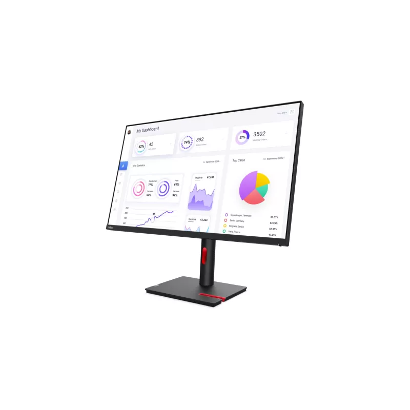 Lenovo ThinkVision T32p-30 Monitor de ordenador 80 cm (31,5 inch) 3840 x 2160 píxeles 4K Ultra HD LED Negro
