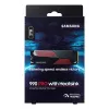 Unidad SSD Samsung 990 PRO con disipador 2000 GB M.2 2280 M.2 NVMe MZ-V9P2T0CW