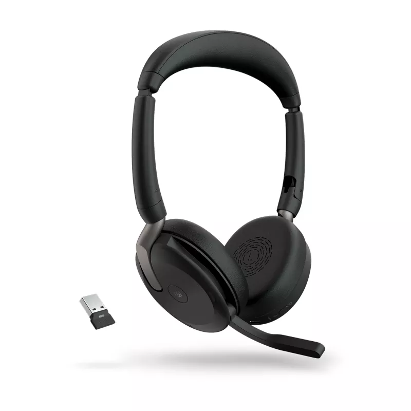 Jabra Evolve2 65 Flex - Link380a MS Estéreo (Carga inalámbrica)
