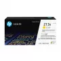 HP 213X Alto rendimiento Amarillo Tóner original para LaserJet, 6000 páginas, Amarillo, 1 ud.