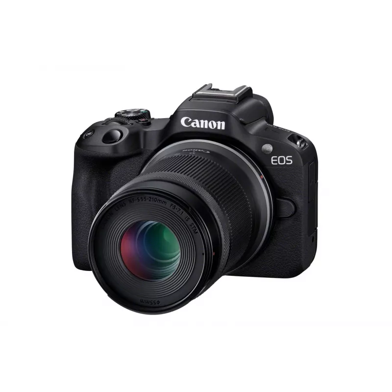 Cámara sin espejo Canon EOS R50 Negra 24,2 MP 4K Ultra HD